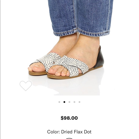 Madewell Thea Crisscross Sandals Size 7 - Picture 7 of 8